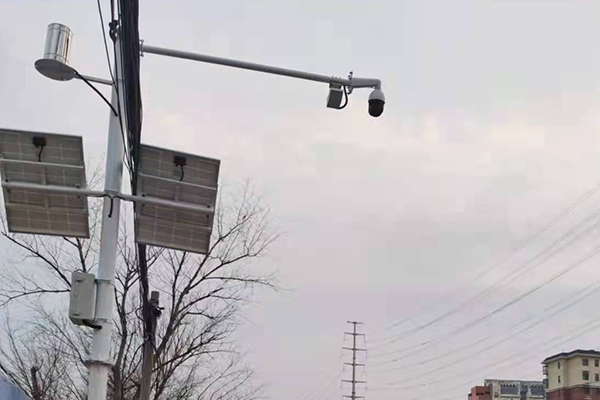 河南洛陽水利局雷達流量圖像監測站安裝案例